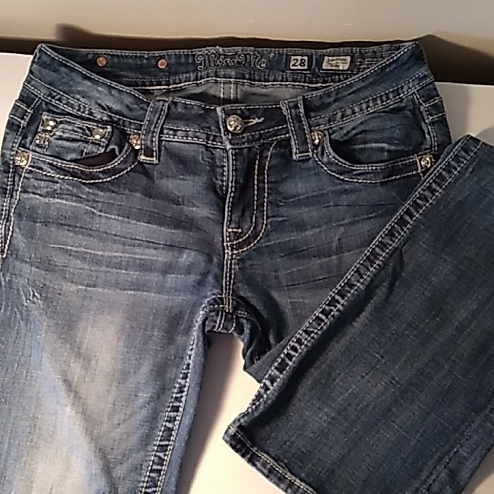 Miss Me 28 signature boot jeans 👖